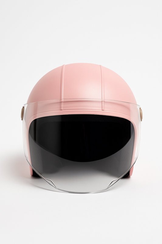 Open-Face Helmet Pink